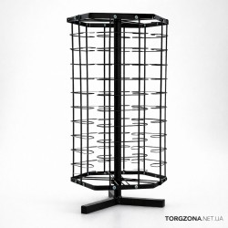 Стійка-вертушка для очків, настільная на 60 місць